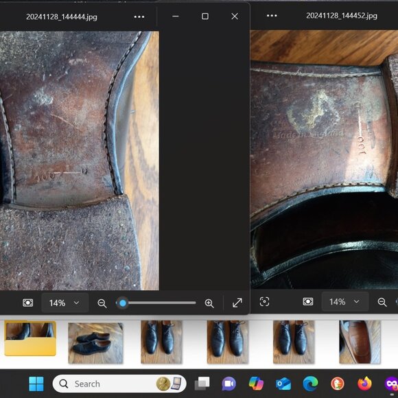 Church's Consul IV Leather Oxford Custom Grade Black Men's Shoes Size 11, 73LAST - Picture 15 of 16